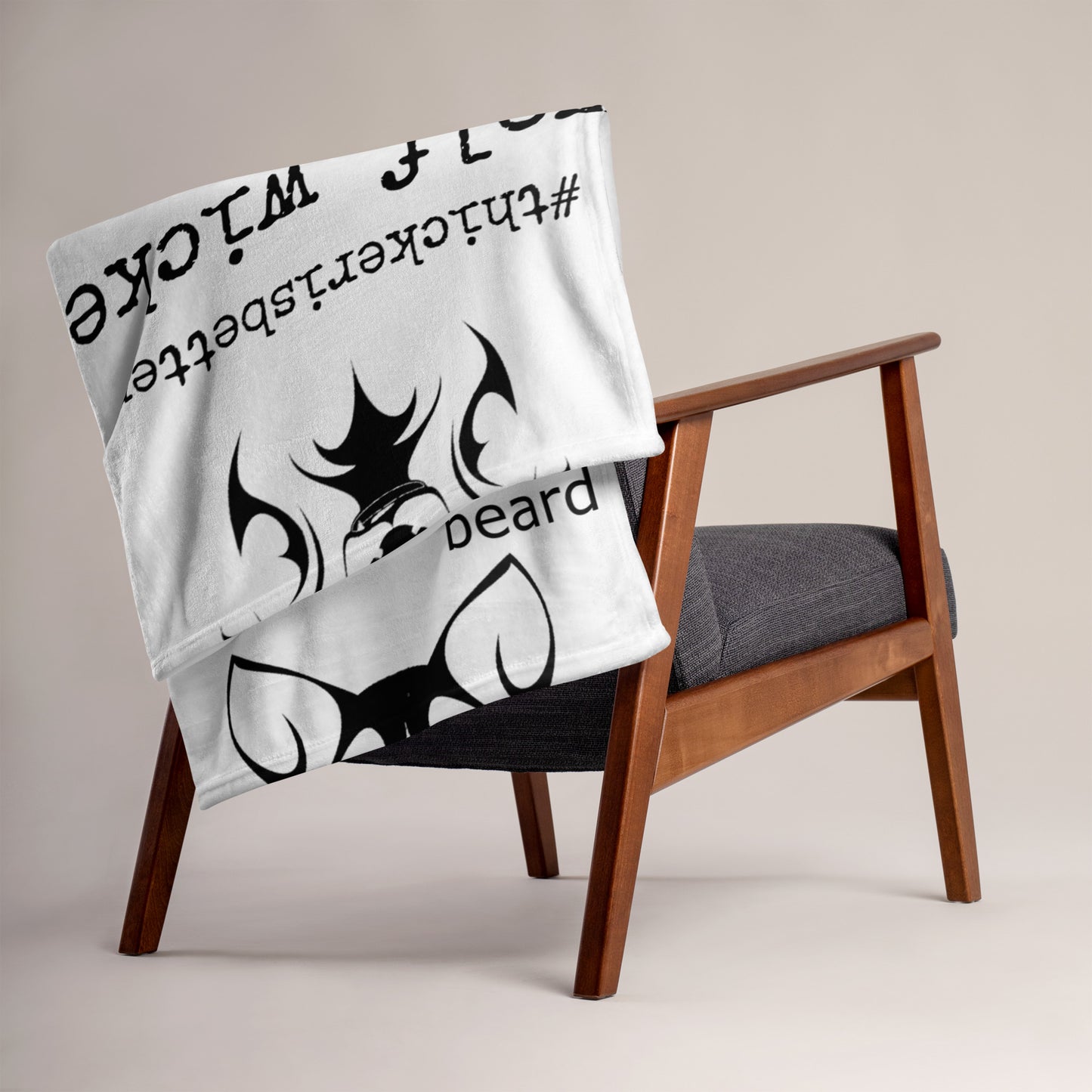 Wicked Wolf Beard Co. Throw Blanket - Wicked Wolf Beard Co.