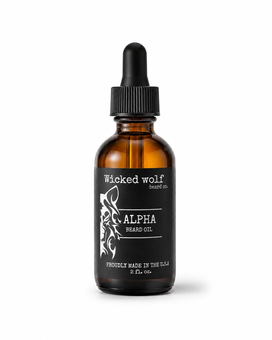 Wicked Wolf Alpha Beard Oil | Hydrating Beard Oil with Tobacco & Vanilla