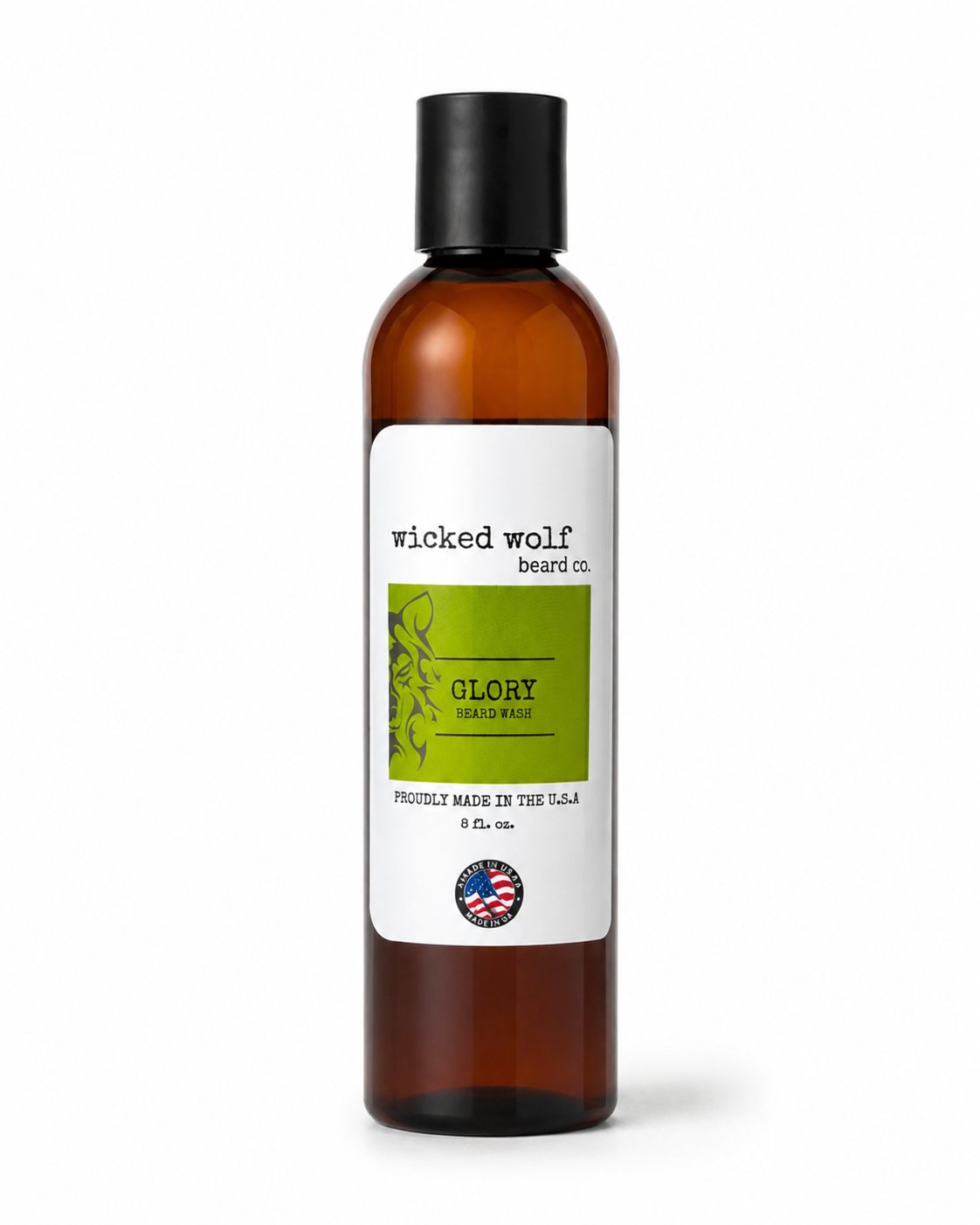 Wicked Wolf Glory Beard Wash | Deep Cleaning Beard Wash with Ginger