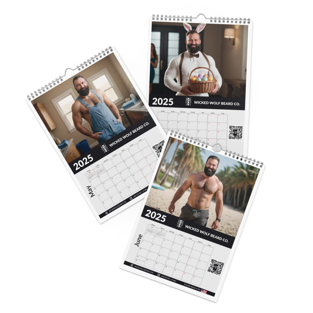 2025 WWBC Calendar - Wicked Wolf Beard Co.