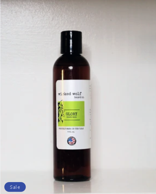 Wicked Wolf Glory Beard Wash | Deep Cleaning Beard Wash with Ginger