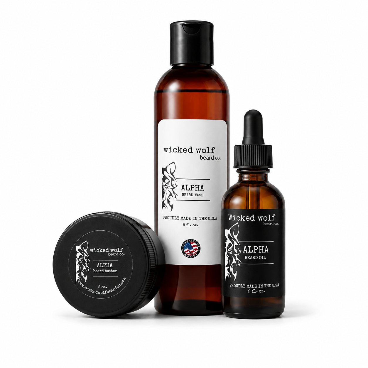 Wicked Wolf Beard Co. Growth Pack